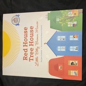 Red house tree house little bitty brown mouse